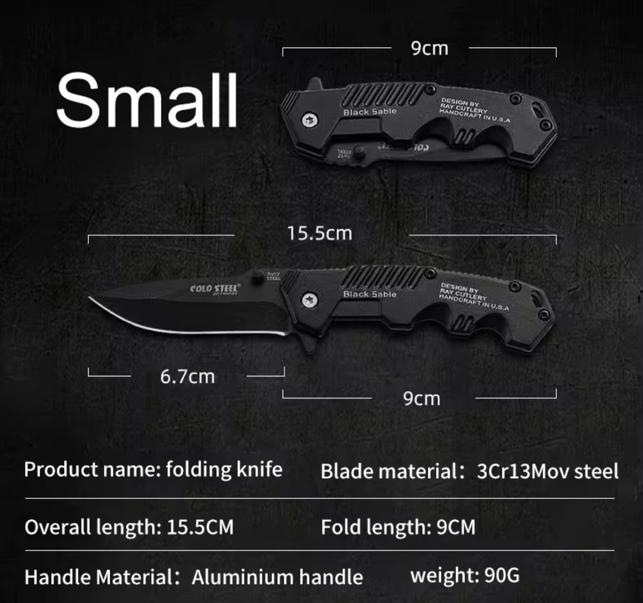 Pocket knife laser engraved