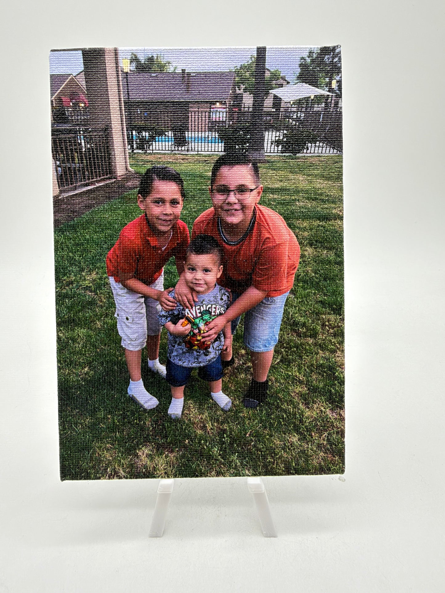 Uv printed 4”x6” Canva with 3d printed holder